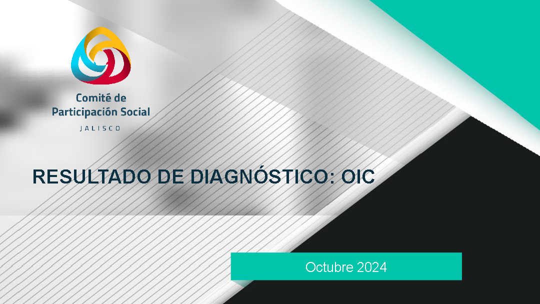 Diagnóstico OIC: Implementación del Sistema Estatal Anticorrupción en los Órganos Internos de Control.