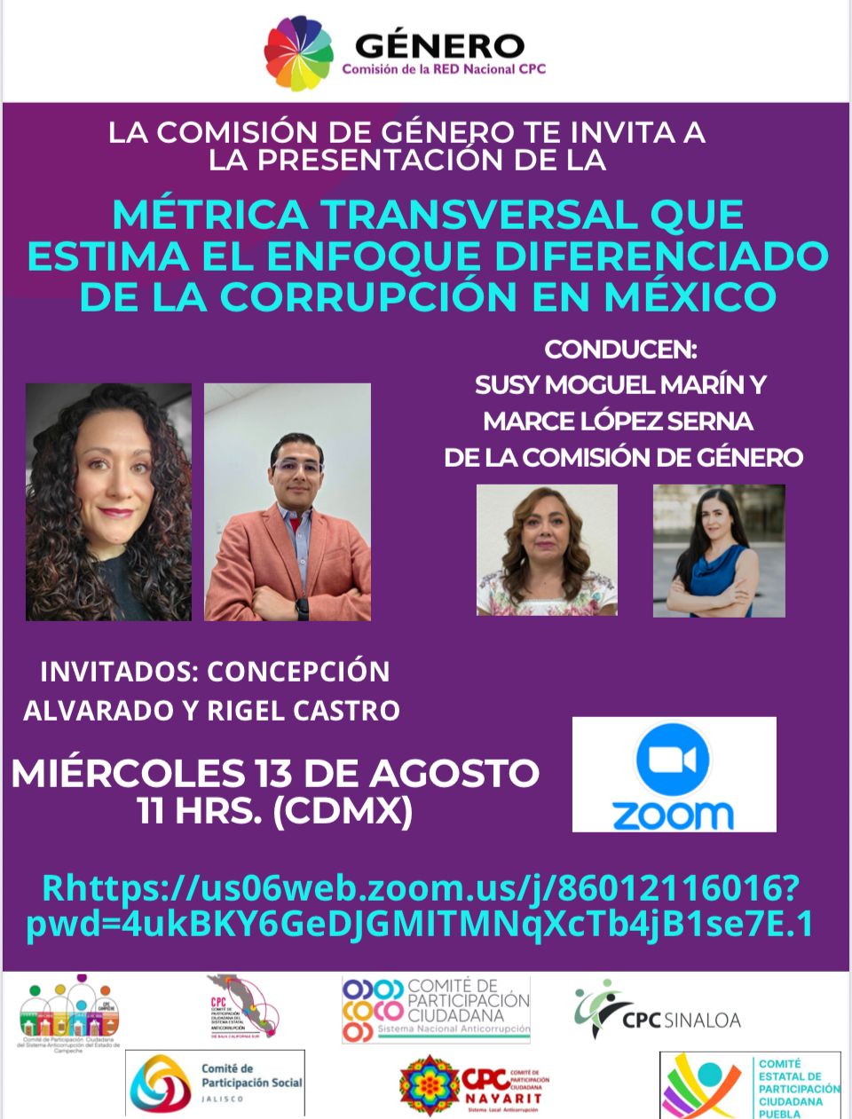 Adopción de la Perspectiva de Género en la Agenda Anticorrupción.