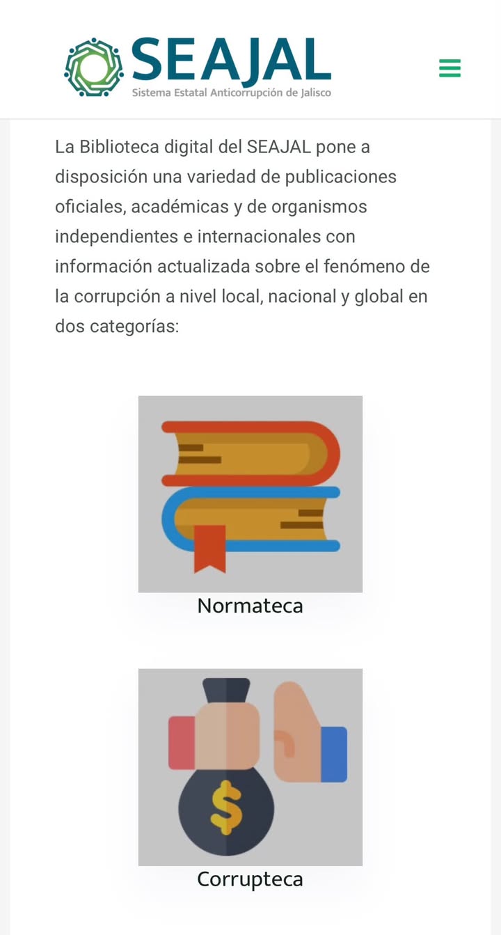 📚 #LecturasAnticorrupción 🧐Conoce la Biblioteca Digital del Sistema Estatal Anticorrupción de Jalisco que pone a…